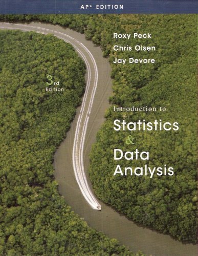 Intro to Statistics & Data Analysis AP Edition Peck, Roxy; Olsen, Chris and DeVore, Jay L.