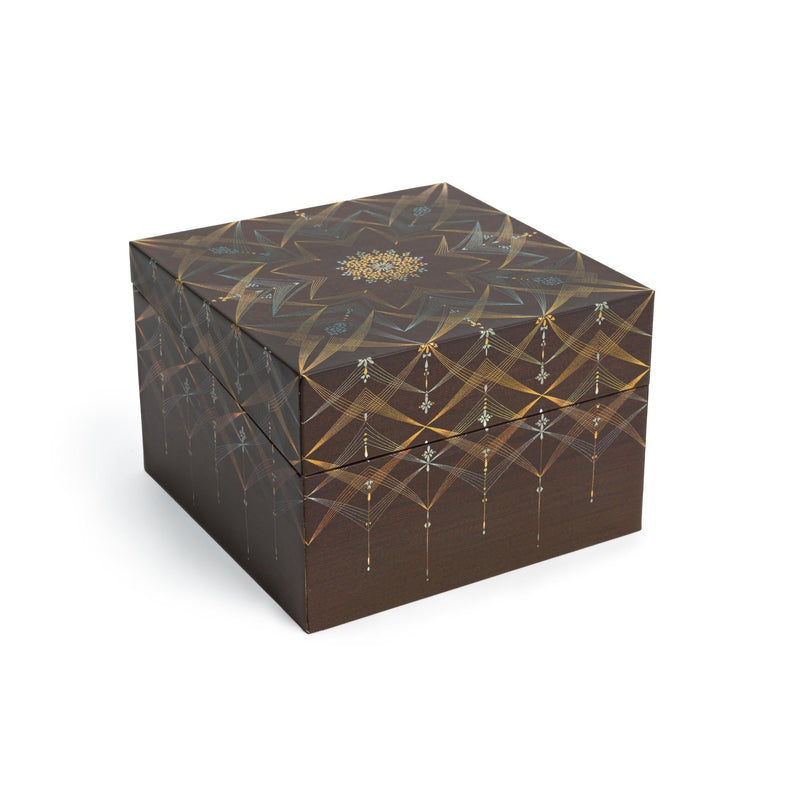 Paperblanks | Bhava | Kirikane Collection | Memento Box | Square Mini