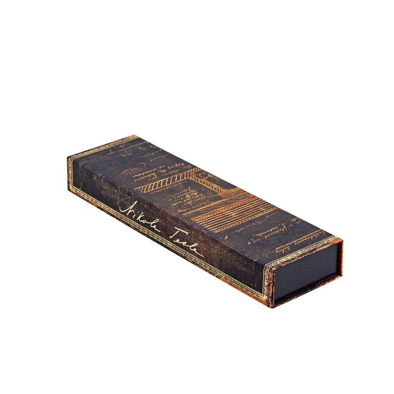 Tesla, Sketch of a Turbine Pencil Case by Paperblanks (Embellished Manuscripts Collection)