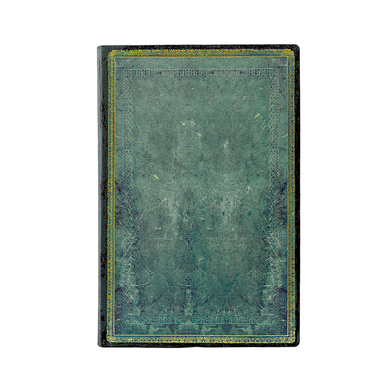Pacific Blue Mini Lined Softcover Journal, 208pg, 80GSM by Paperblanks (Old Leather Collection)