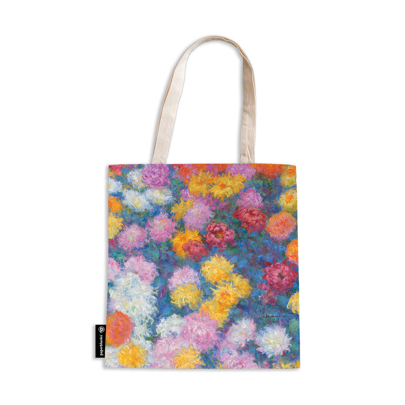 Monet's Chrysanthemums Canvas Bag by Paperblanks (Monet's Chrysanthemums)