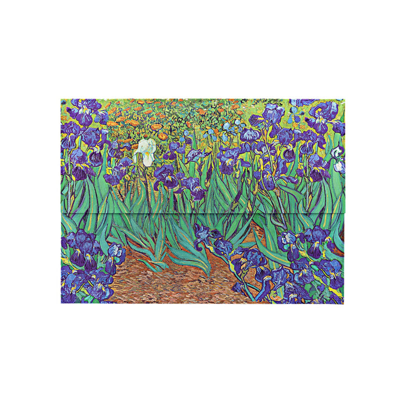 Van Gogh's Irises Document Folder, The J. Paul Getty Museum Collection by Paperblanks (Van Gogh's Irises)