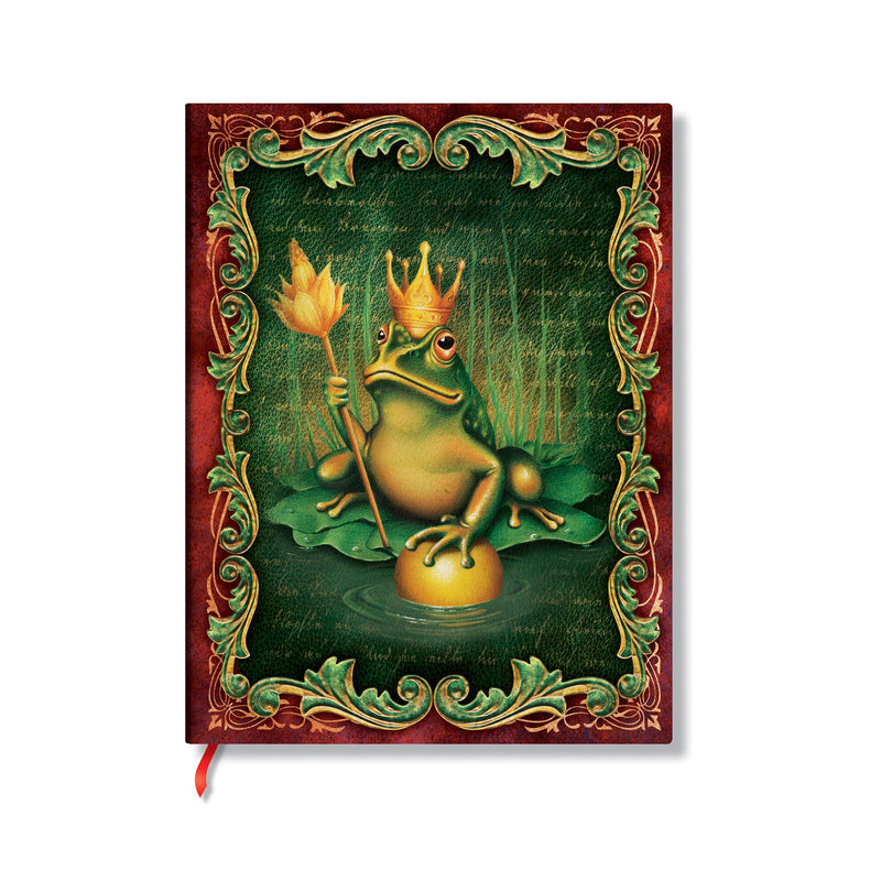 The Brothers Grimm, Frog Prince Midi Lined Hardcover Journal, 144pg, 120GSM by Paperblanks (Fairy Tale Collection)