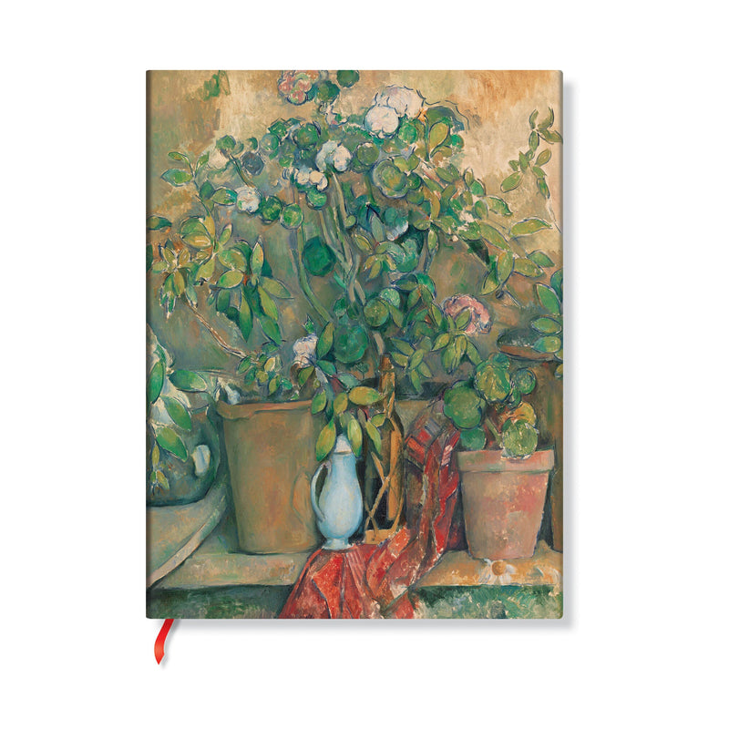 Cezanne's Terracotta Pots and Flowers Ultra Unlined Hardcover Journal, 144pg, 120GSM, The Barnes Collection by Paperblanks (Cezanne's Terracotta Pots and Flowers)