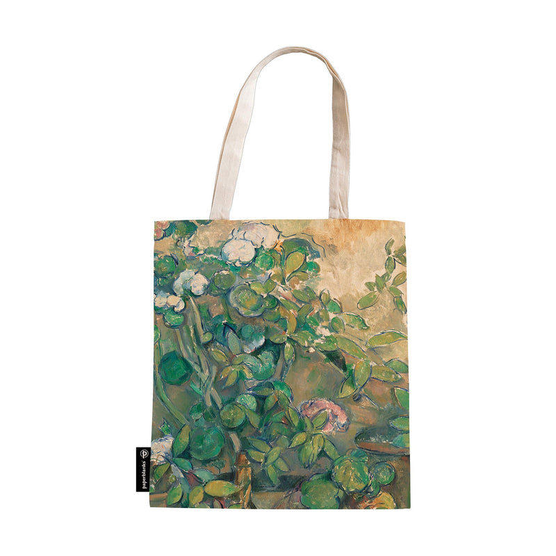 Cezanne's Terracotta Pots and Flowers Canvas Bag, The Barnes Collection by Paperblanks (Cezanne's Terracotta Pots and Flowers)