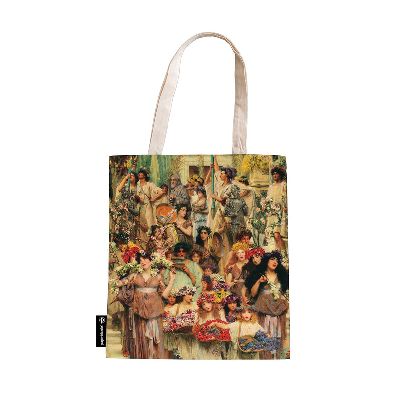 Spring Canvas Bag, The J. Paul Getty Museum Collection by Paperblanks (Lawrence Alma-Tadema)