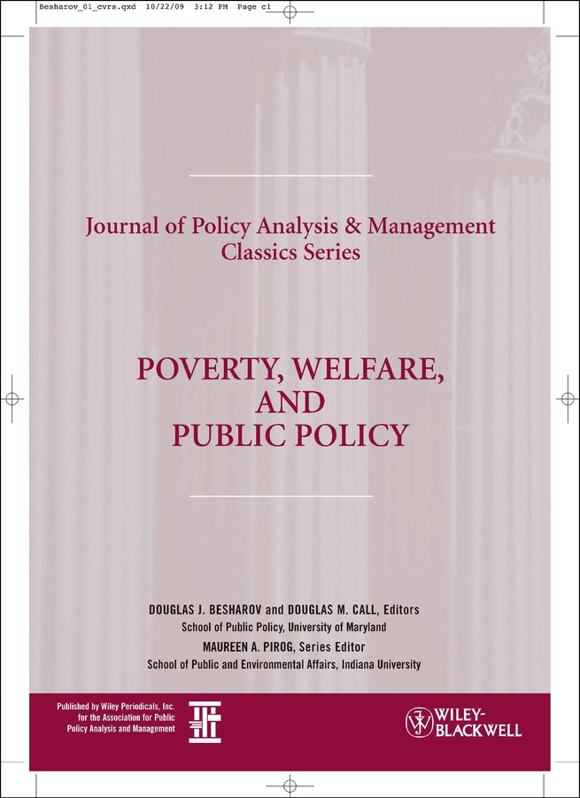 Poverty, Welfare, and Public Policy