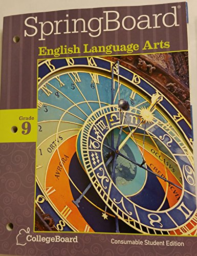 SpringBoard English Language Arts Grade 9 Consumable Student Edition 2014 [Paperback] College Board