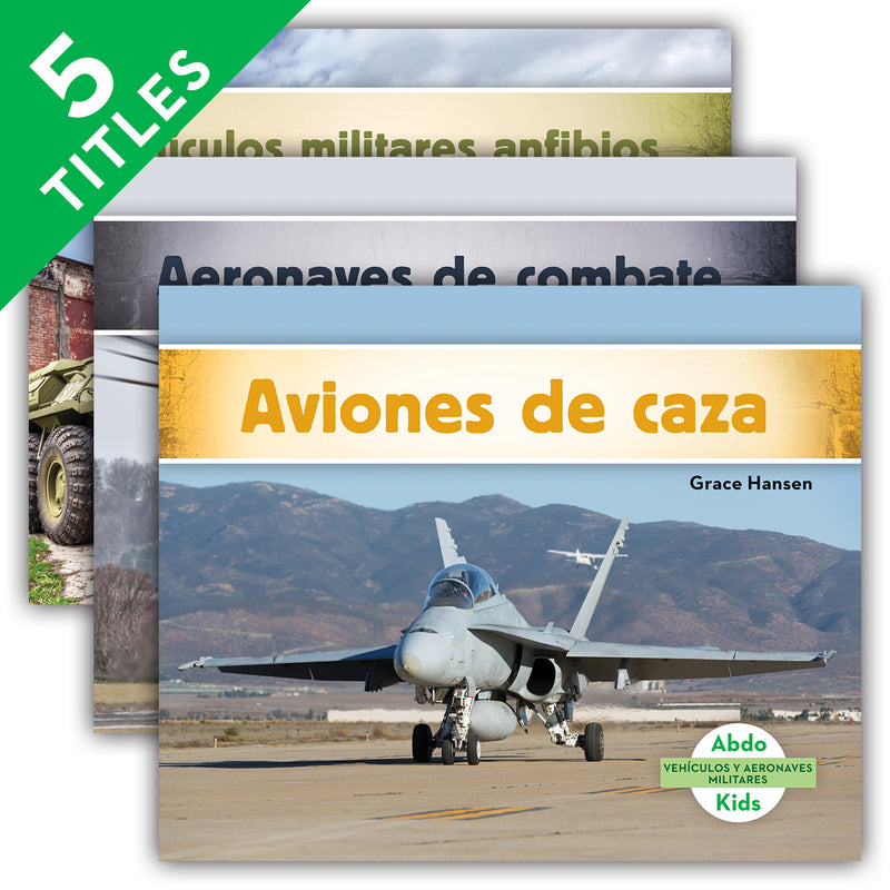 Vehiculos y aeronaves militares (Military Aircraft & Vehicles) (Set)