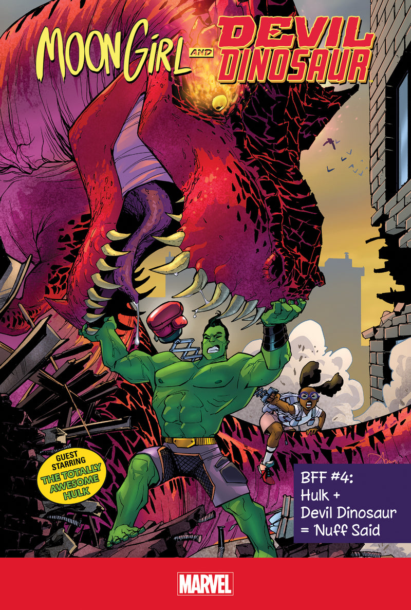 BFF #4: Hulk + Devil Dinosaur = 'Nuff Said
