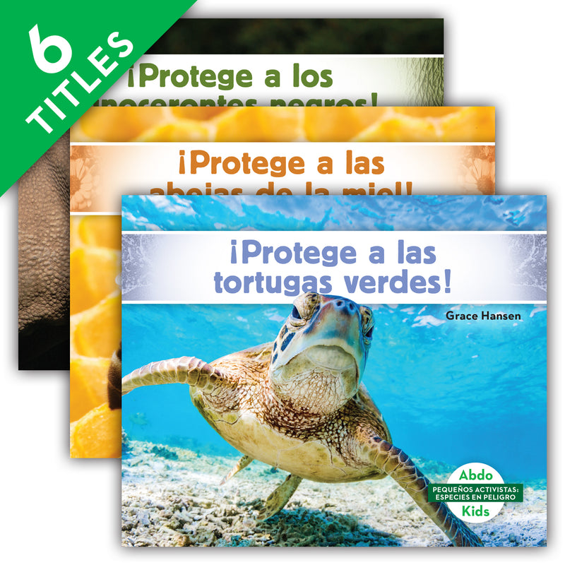 Pequenos activistas: especies en peligro (Little Activists: Endangered Species) (Set)