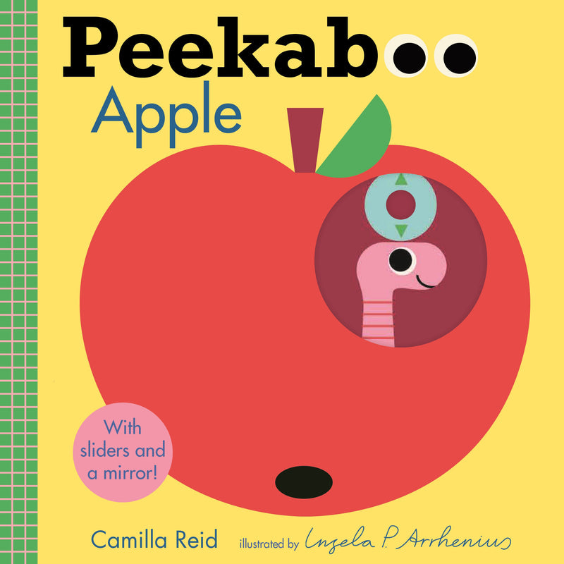 Peekaboo: Apple: (An Interactive Board Book for Babies & Toddlers with Mirror & Sliders to Push, Pull, or Turn. Cute Artwork Includes a Baby, Butterfly, Dog, Duck, & More.)