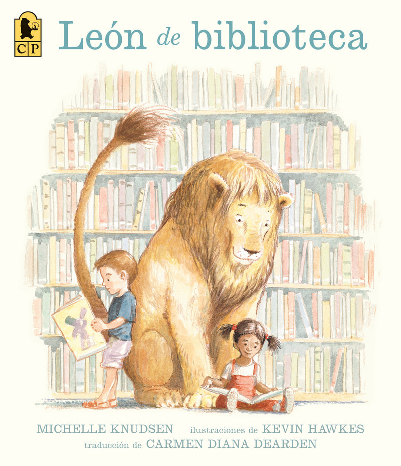 León de biblioteca