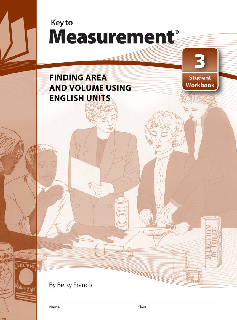 Key To Measurement Book 3 Finding Area & Volume Using English Units
