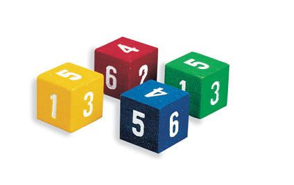 Wooden Numeral Cubes Set Of 12