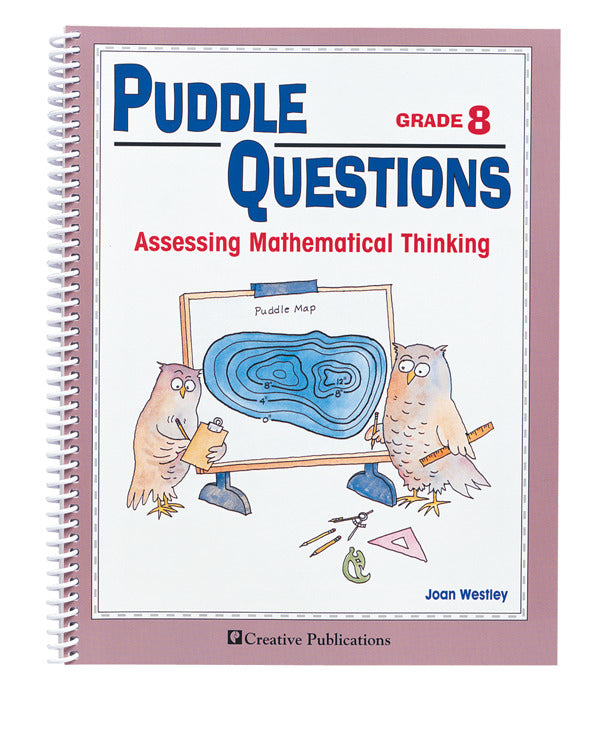 Puddle Questions For Math Assessing Mathematical Thinking Grade 8