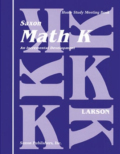 Saxon Math K Homeschool Complete Kit 1st Edition