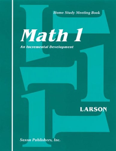 Saxon Math 1 Homeschool Complete Kit 1st Edition