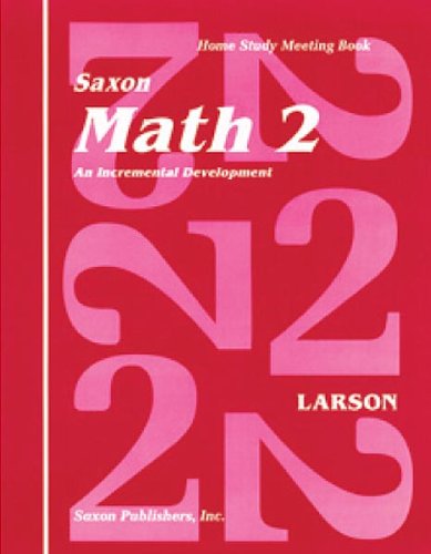 Saxon Math 2 Homeschool Complete Kit 1st Edition