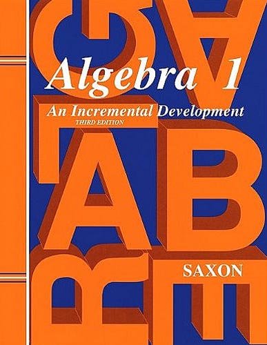 Saxon Algebra 1 Homeschool Kit Third Edition