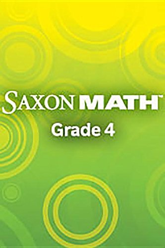 Saxon Math 4 Workbook Set