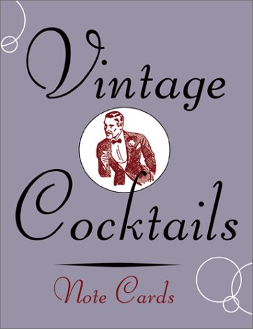 Vintage Cocktails Note Cards