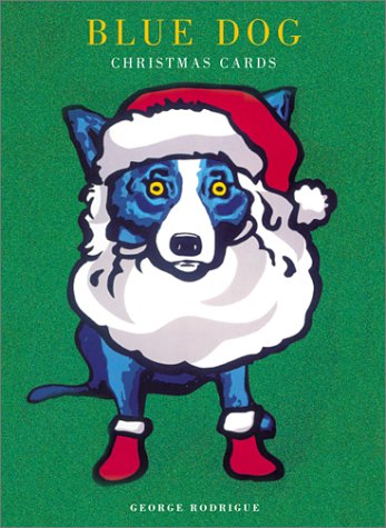 Blue Dog Christmas Cards Ho Ho Ho