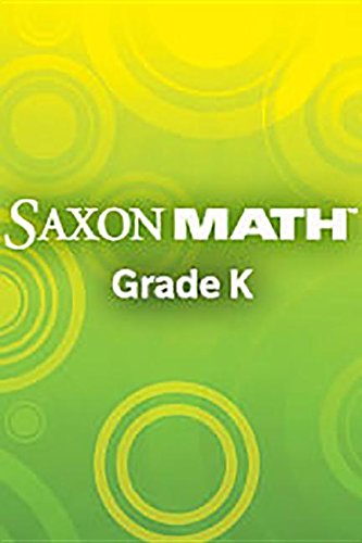 Saxon Math K Workbook and Materials