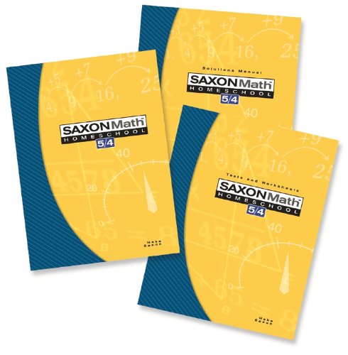Saxon Math 5/4 Homeschool Set/Box