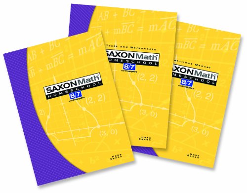 Saxon Math 8/7 Homeschool Set/Box