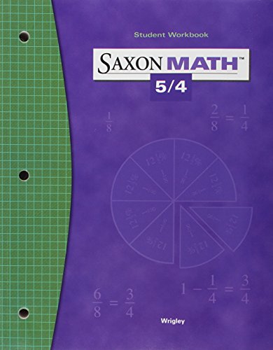 Saxon Math 5/4  Intervention Student Workbook