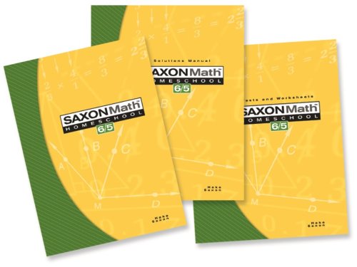 Saxon Math 6/5 Homeschool Complete Kit 3rd Edition