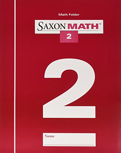 Saxon Math 2 Student Folders Set (8)