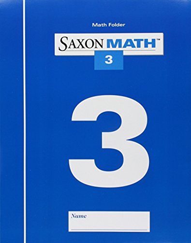 Saxon Math 3 Student Folder Set (8)