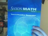 Saxon Math Course 1  Test & Practice CD-ROM Grade 6