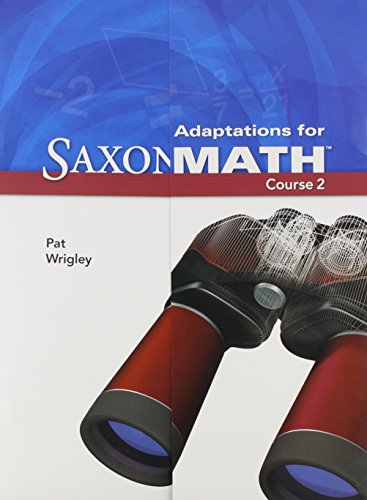 Saxon Math Course 2 Adaptation Classroom Package