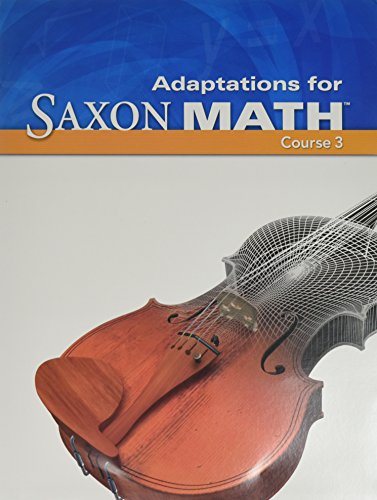 Saxon Math Course 3 Adaptation Classroom Package