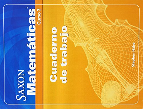 Saxon Math Course 3  Power-Up Workbook Spanish