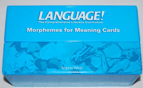 Language! Morphemes for Meaning Cards, Books A-f [Textbook Binding] Sois West