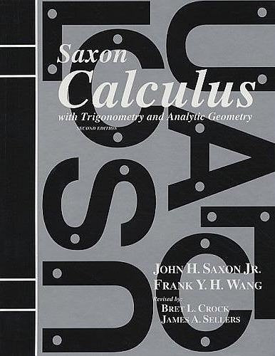 Saxon Calculus Homeschool Kit Second Edition
