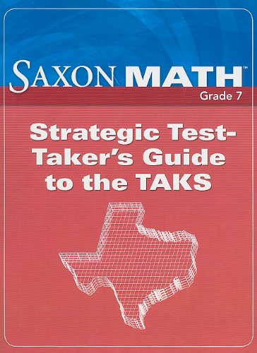 Saxon Math Course 2 TAKS Test-Taking Guide