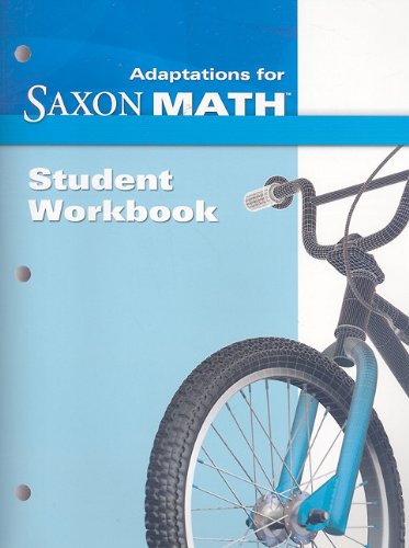 Saxon Math Intermediate 3 Student Adaptation Workbook