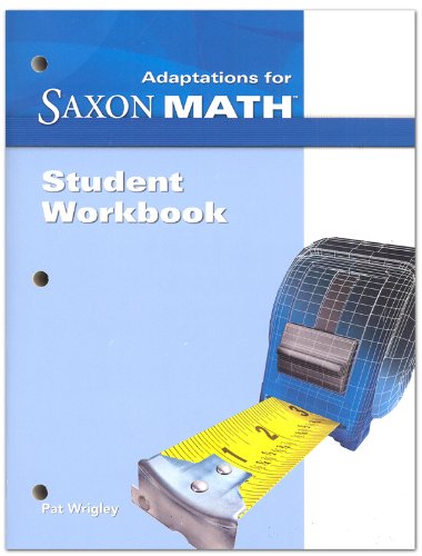 Saxon Math Intermediate 5 Student Adaptation Workbook
