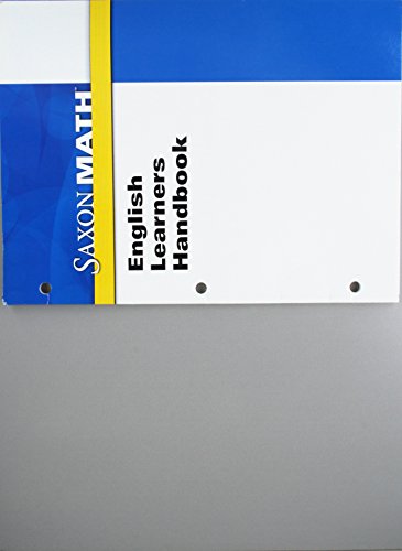 Saxon Math K-5  English Langauge Learners Handbook