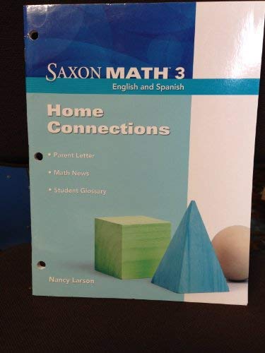Saxon Math 3  Home Connections