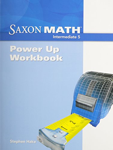Saxon Math Intermediate 5 Power-Up Workbook