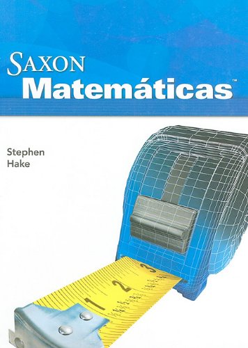 Saxon Math Intermediate 5 Spanish Spanish Student Edition 2008