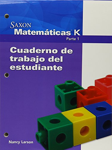 Saxon Math K Spanish Spanish Individual Student Unit