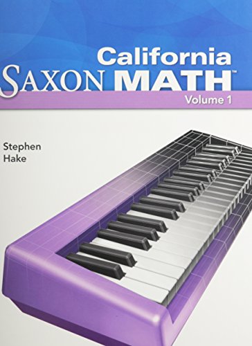 Saxon Math Intermediate 4 California Student Edition 2-Volume Set