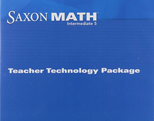 Saxon Math Intermediate 5 Technology Pack